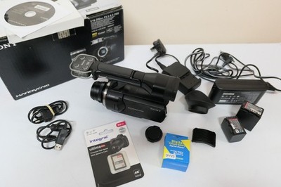 SONY NEX-VG10 1080p HD E-Mount Camcorder Camera + 35mm F1.6 LENS #112