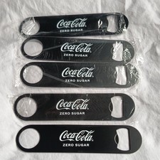 SET OF 5x Coca Cola Zero Bar Blade Bottle Openers