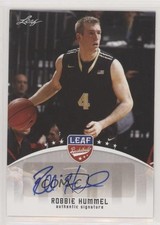 2012 Leaf Base Auto Robbie Hummel #BA-RH1 Auto 2r7