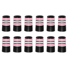 12Pcs Golf Ferrules 25 mm Taper Tip Shaft Golf Iron Ferrules Pink