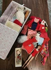 Vintage Red Headed Swirl Barbie  With Clothes Accessories & Case