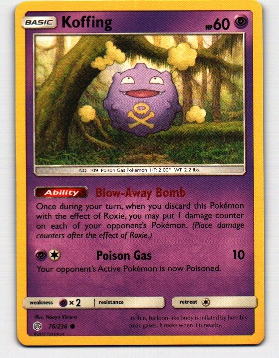 SM - Cosmic Eclipse #76/236 Koffing