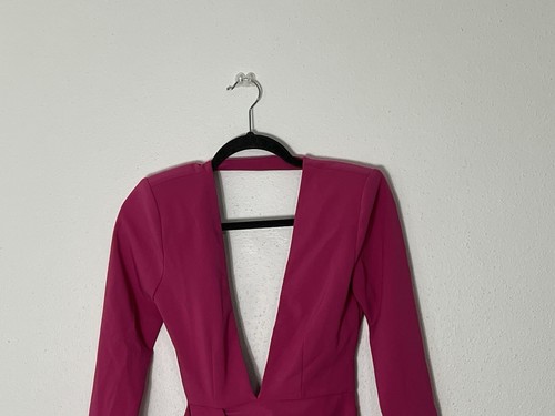 NWT Michael Costello x Revolve Mini Dress Pink Fena Size XXS - Picture 2 of 14