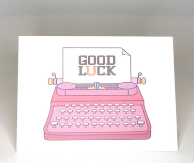 Congratulations Greeting Card, Good Luck, ''You can do it! Good luck!''