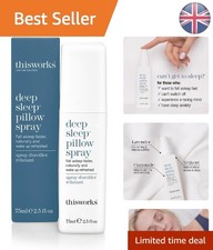 Natural Lavender Sleep Spray 75 ml - Helps Calm Nerves and Improve Sleep Quality