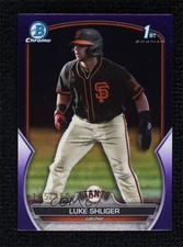 2023 Bowman Draft Chrome Purple Refractor 165/250 Luke Shliger #BDC-47 0a8d