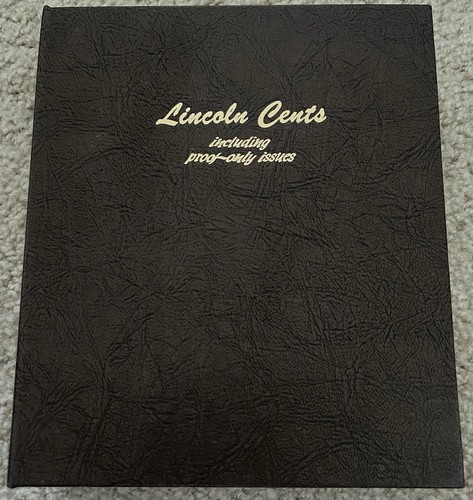 DANSCO COIN ALBUM #8100 LINCOLN CENTS INCLUDING PROOFS 1909-2007