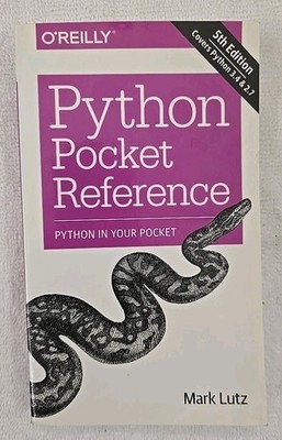 Python Pocket Reference by Mark Lutz (2014, Paperback)