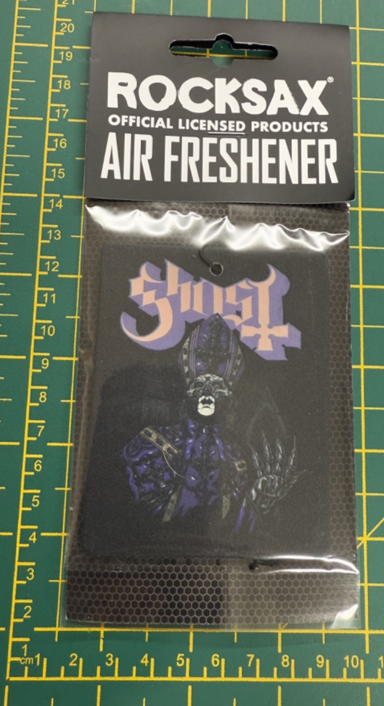 GHOST THE TALL MAN  LOGO AIR FRESHENER OFFICIALLY LICENSED