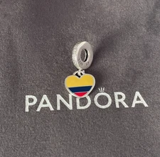 Pandora Colombia Exclusive charm Pendant S925 Sterling Silver