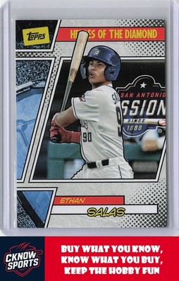 2024 Topps Pro Debut #HOTD-2 Ethan Salas Heroes of the Diamond SA Missions