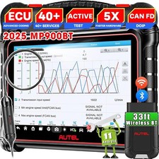 Autel Maxipro Mp900-bt Full Diagnostic Bidirectional Scanner Up Of Mp900 Mk900bt