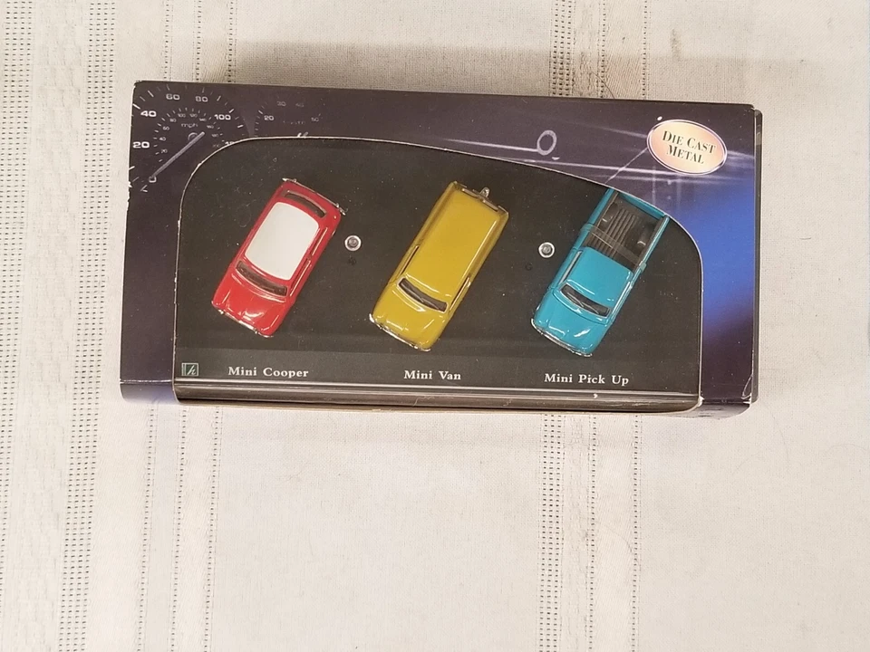 Cararama  3 piece Mini Cooper Van Pick up Truck 713pnd 713 - Image 2 of 4