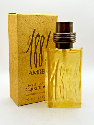 CERRUTI 1881 AMBER BY CERRUTI 50ML EDT SPRAY (NEW WITH BOX)