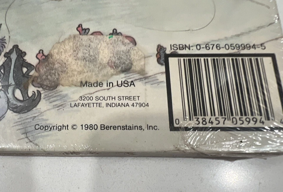 VTG 1980 Random House The Berenstain Bears Christmas Tree Puzzle Sealed New - Image 2 of 4