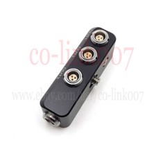 1 to 3 Mini Power Splitter 0F 3pin for ARRI RED Camera, RS 3pin Power Splitter