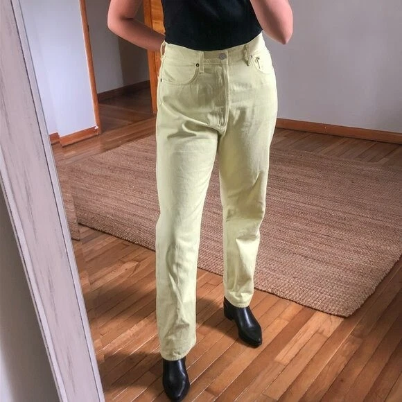 Agolde yellow sale jeans