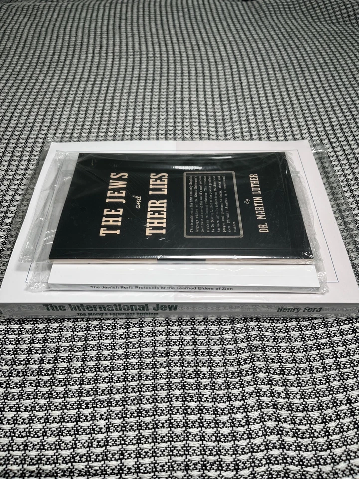 The International Jew,Henry Ford 4 vol, Jewish Peril,The Jews And Their Lies New - Image 2 of 4