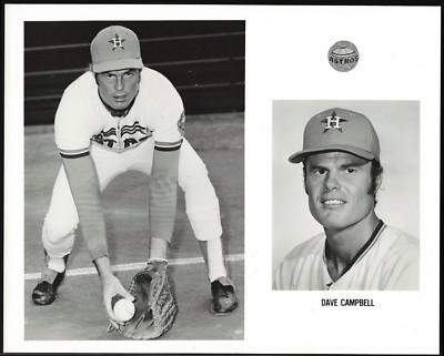 1974 Houston Astros Team Issue Photo (8'' x 10'') -DAVE CAMPBELL