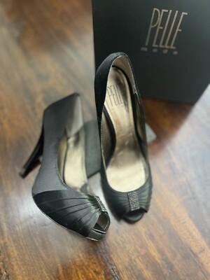pelle moda 8.5 Sil platform crystal heels 