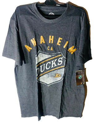 G-III Herren Anaheim Ducks Tri-Blend Breakaway Kurzarm T-Shirt Groß