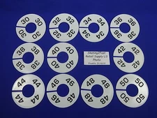 Clothing Rack Round Size Divider Men's Assortment Hanger Retail Store 30-50