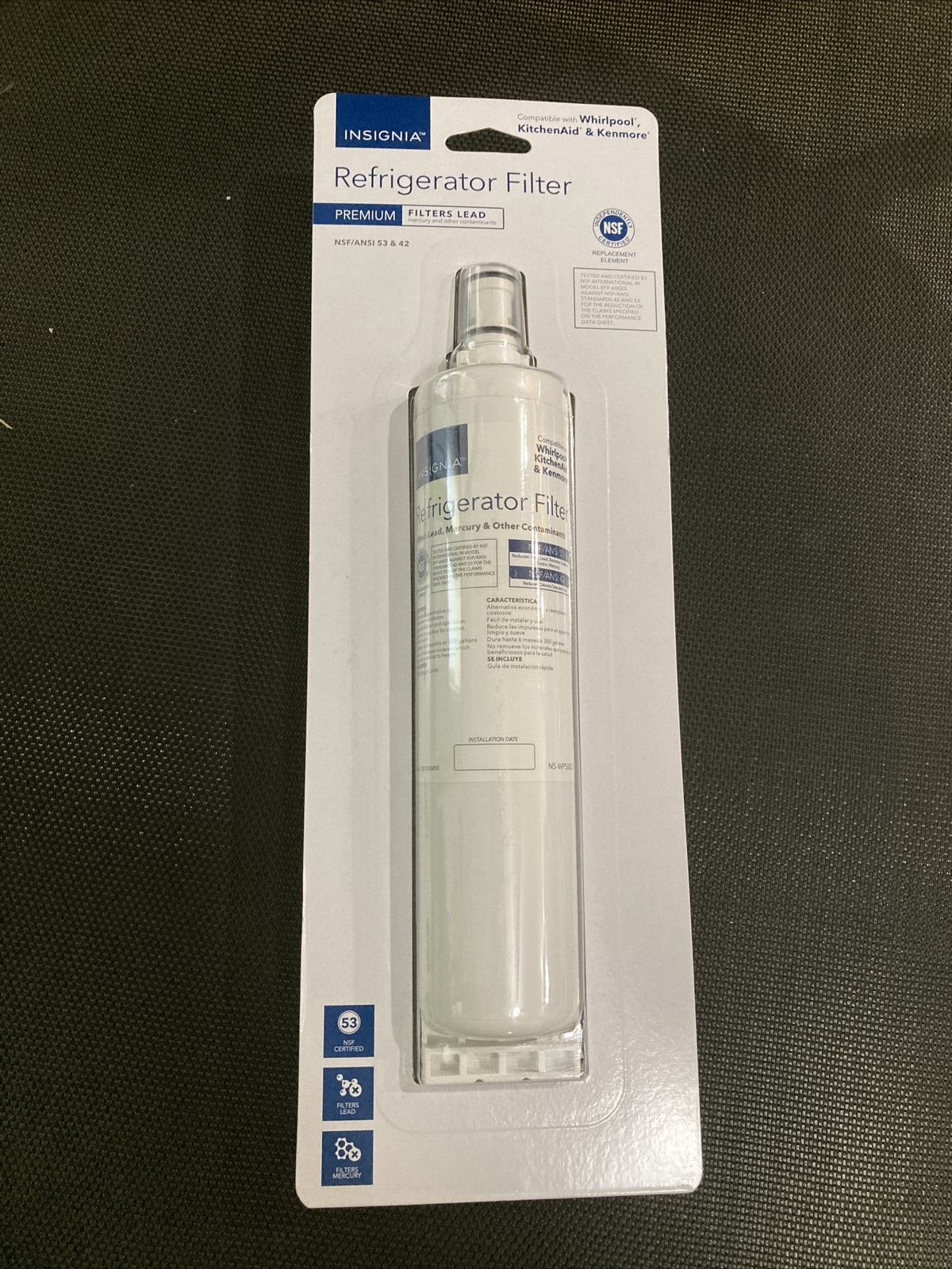 Water Filter Replacement for Whirlpool 4396508, WFNL240V, SBS002