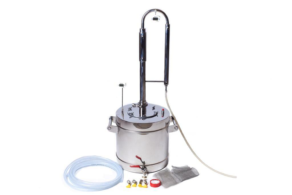 Destillieranlage mit Schnellkochtopf für Hydrolaten und Ölen INDUKTION HANDMADE