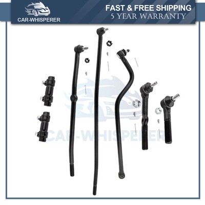 7Pc Kit for 1994-1997 Dodge Ram 1500 2500 Front Tie Rod Track Bar Drag Link 4WD