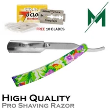Professional Barber Hair Shaving Razor Straight Edge Razor Thorat Hair Cut Razor