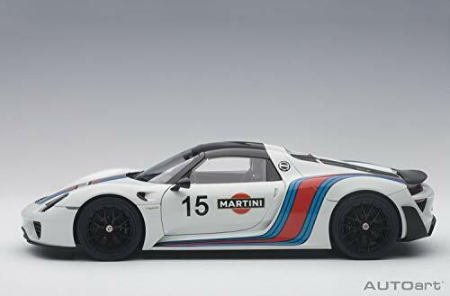 PORSCHE 918 SPYDER WHITE MARTINI LIVERY 1:18 by AUTOART