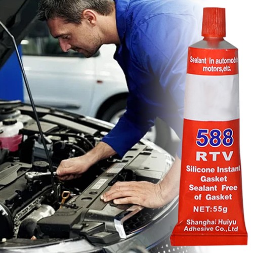 1/2 Red RTV High Temp Gasket Maker High Temp Sealant for Auto Engine Valve Cover - Picture 7 of 10