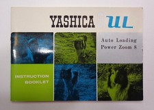 YASHICA 8 UL Auto Loading Power Zoom 8 Instruction Booklet Genuine Vintage