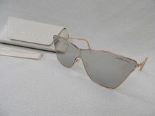 Michael Korn MK 1063 Larissa Sunglasses Rose Gold Frame Polarized Mirror Lens