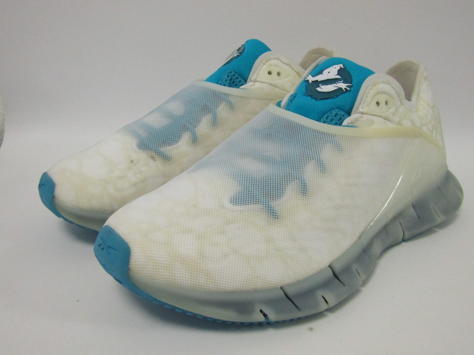 Reebok Ghostbusters Zig Men's White Low Top Sneakers Size 5