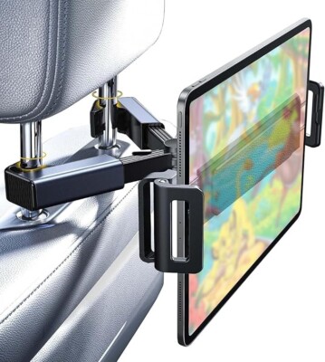 360d Car Back Seat Headrest Mount Tablet Holder for 4.7-12.9'' iPad Phone Samsung