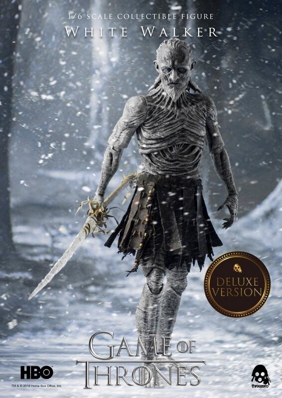 ゲームオブスローンズ　ホワイトウォーカー　1/6 フィギュア　スリーゼロ Threezero 1/6th White Walker Game Of Thrones Deluxe Edition
