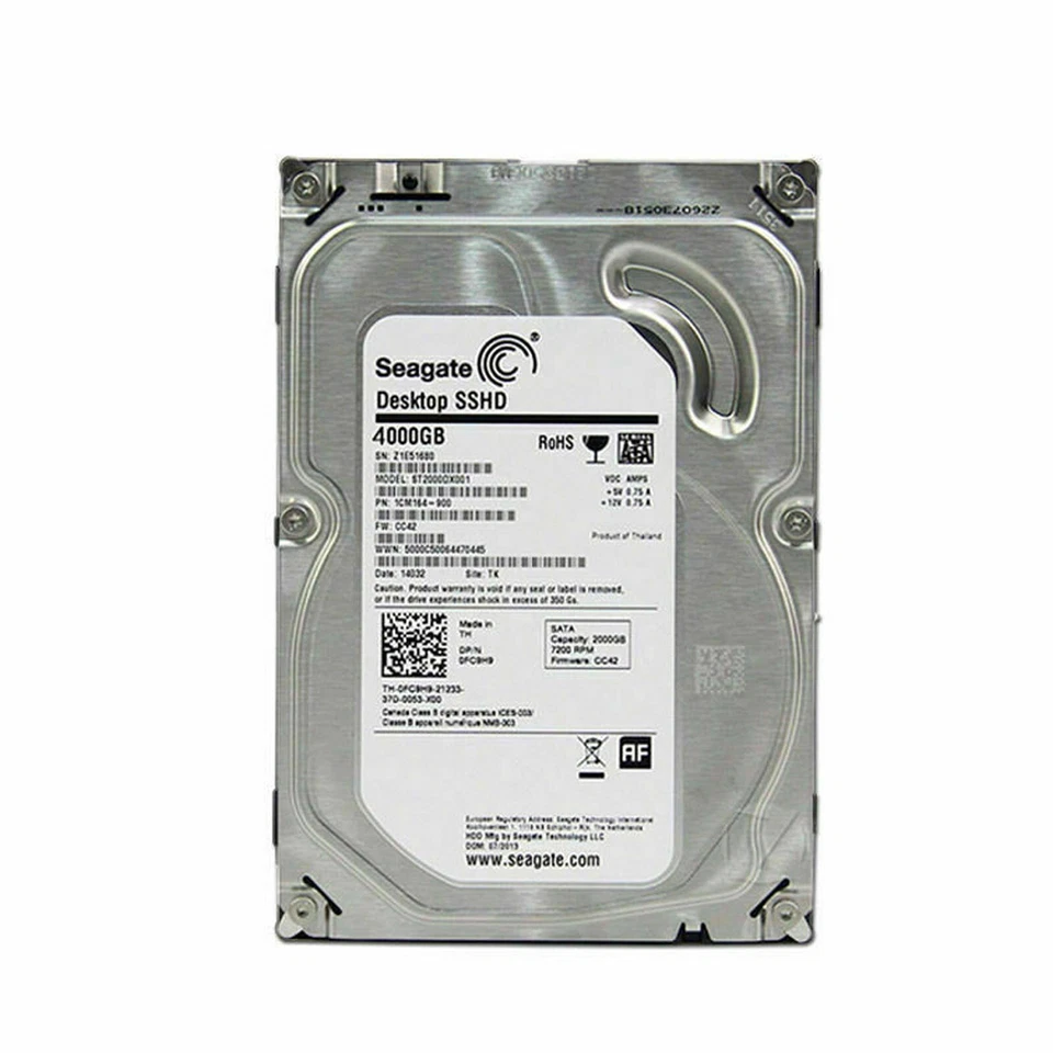 NEW SEAGATE ST4000DX001 SSHD Hybrid Hard Drive - Image 2 of 4