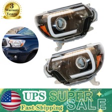 Projector Head Lights Lamps Wled Drl Bar For 2012-2015 Toyota Tacoma Leftright Projector Head Lights Lamps Wled Drl Bar For 2012-2015 Toyota Tacoma Leftright