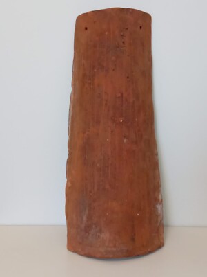 Antike Decoupage-Fliese, 42 x 18 cm. Kreative Bastelidee für Weihnachten