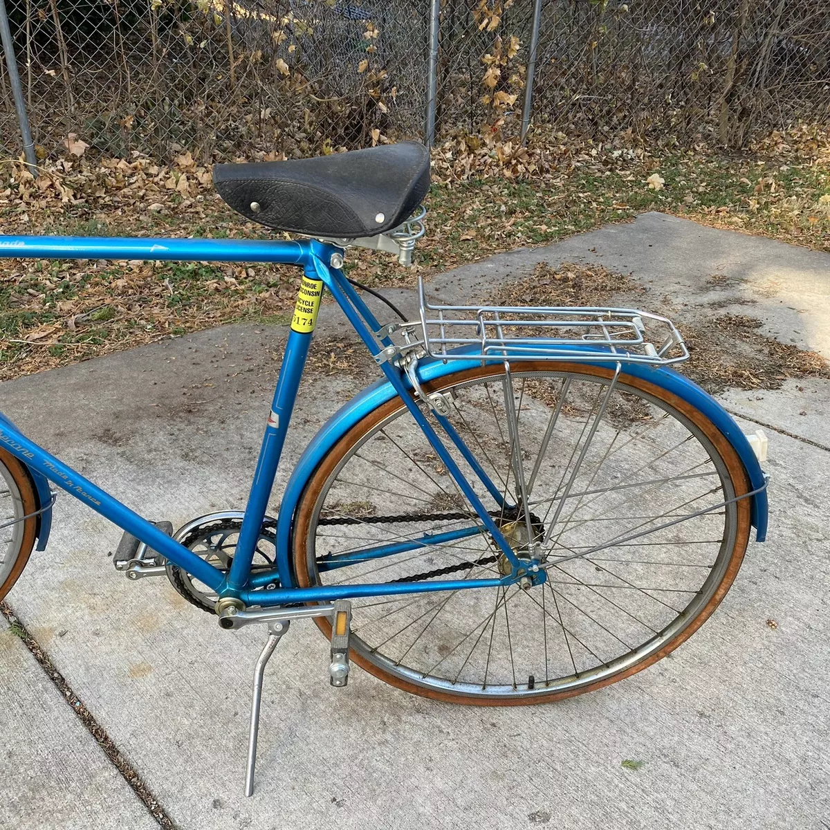 Retro sales blue bike