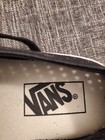 Vans Black Perforated Leather Sneakers Mens 5.5 Womens 7 Front Tie PRISTINE! — photo 4