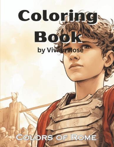 Coloring Book: Colors of Rome by Vivian Rose Paperback Book - Picture 1 of 1