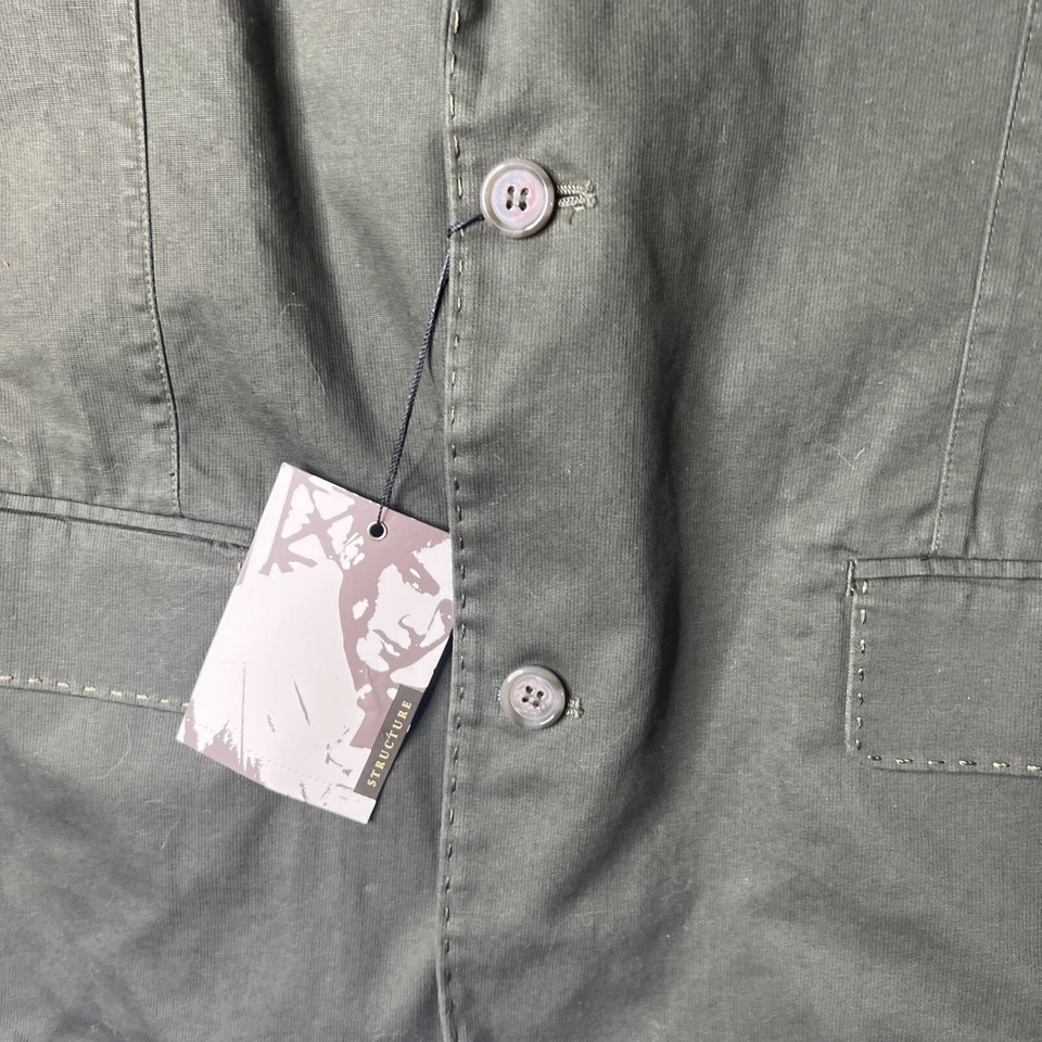 Structure Mens X-Large (44-46) Blazer Green 100% Cotton - Image 2 of 4