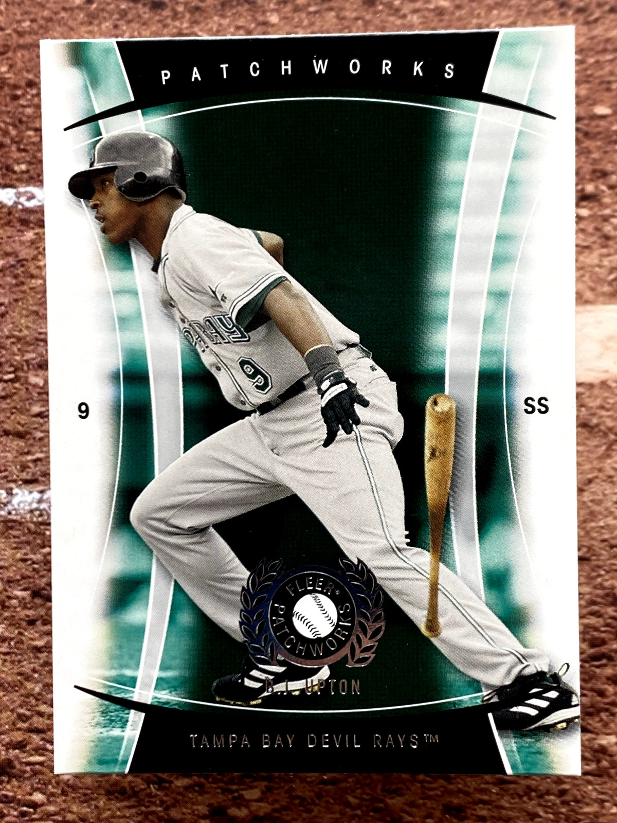 B.J. Upton 2005 Fleer Patchworks #36 Tampa Bay Devil Rays