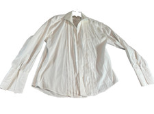 Bill Blass Evening Wear Tuxedo Shirt Mens 16 32/33 White French Cuff Classic