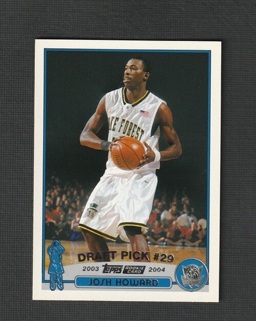 2003-04 Topps Josh Howard Rookie #249 Dallas Mavericks