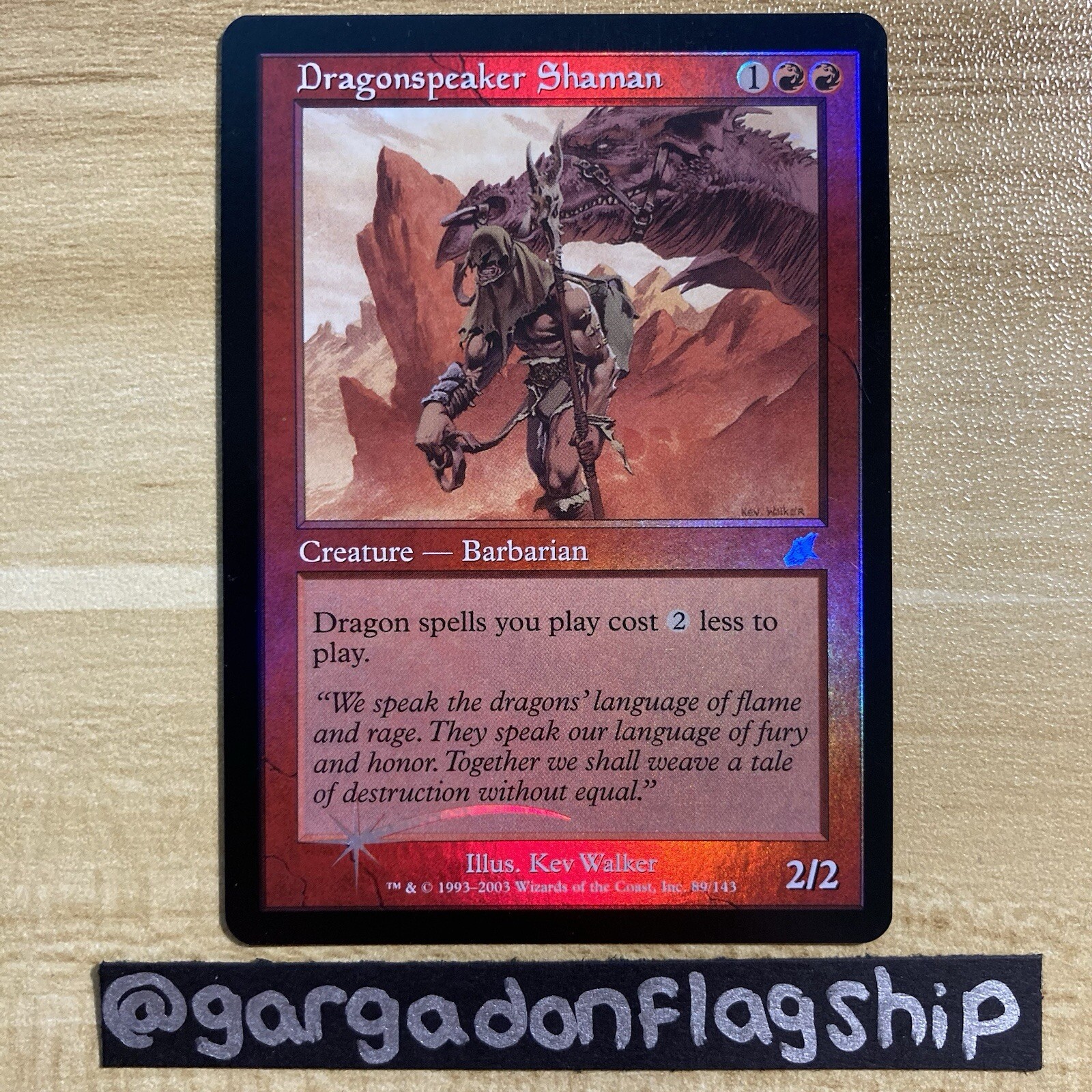 Dragonspeaker Shaman MTG - Scourge Foil - LP