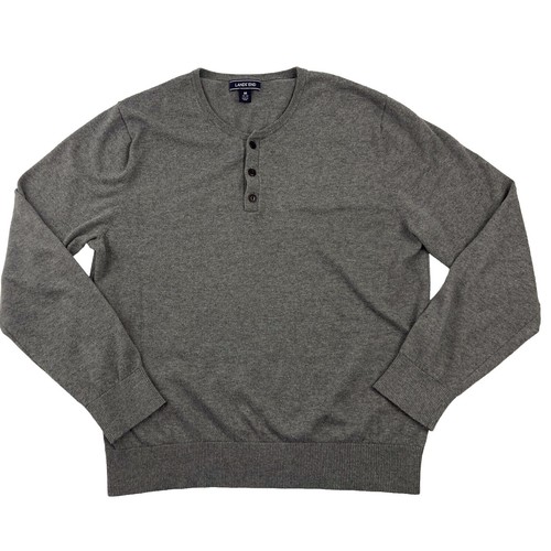 80〜90s lands end cotton sweater Vintage 80s Cotton Sweater from Lands End brand | Black with