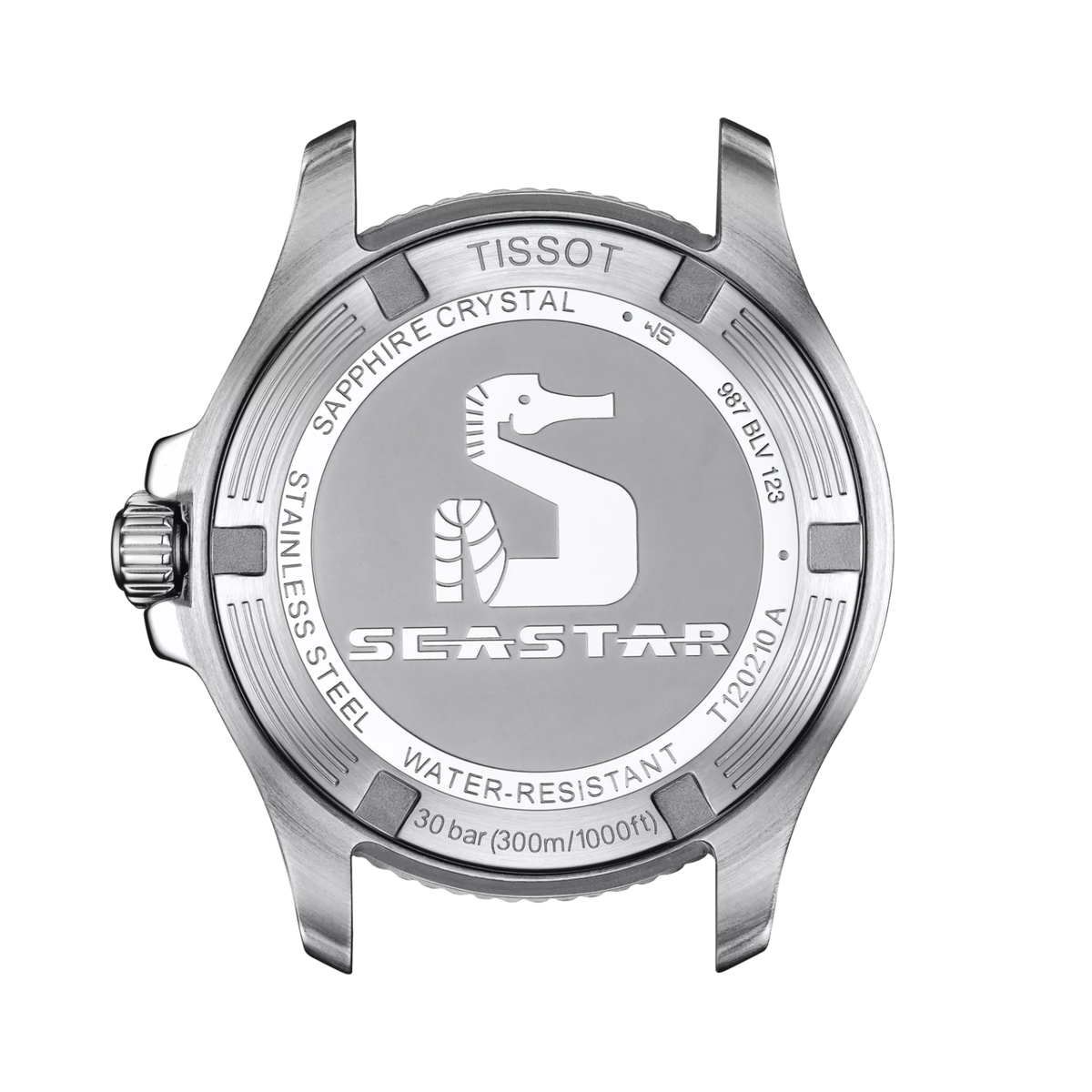 Tissot Seastar 1000 36mm MOP Dial White Rubber Quartz Watch  display picture 3